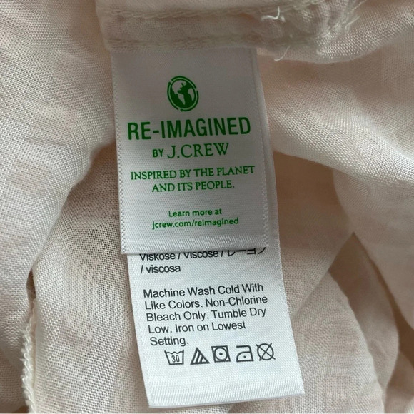 J Crew Classic Fit Popover Shirt In Soft Gauze Gingham - Picture 7 of 8